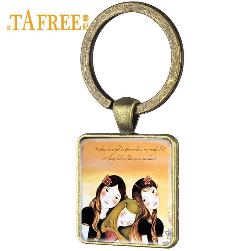 TAFREE лесной брелок для девушек искусство мечта в лесу Татуированная девушка