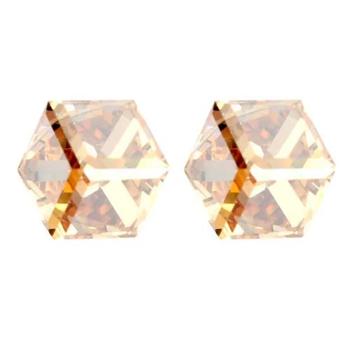 Btime Мода 5 цветов Cube Кристаллы серьги для Для женщин Стад кристаллы Swarovski