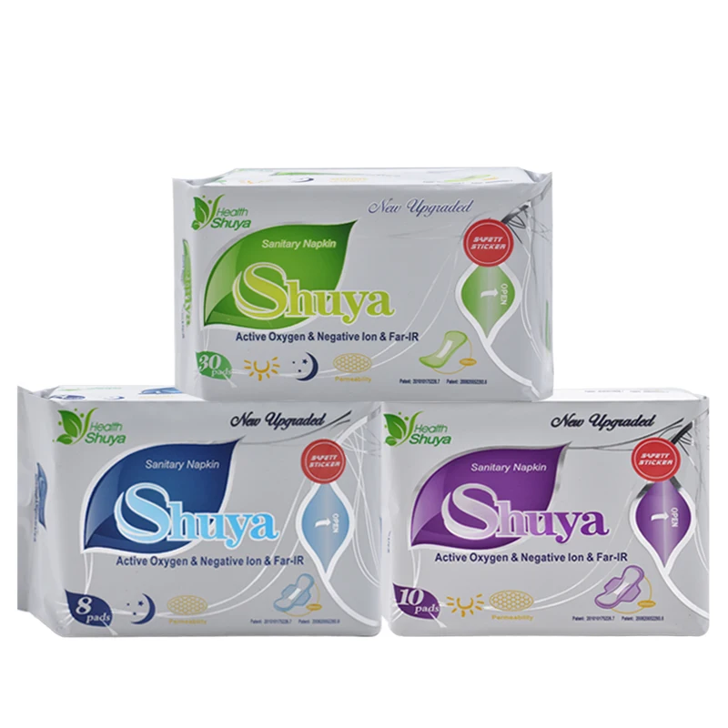 19 упак./лот гигиенические прокладки Органическая хлопковая анионовая подушечки