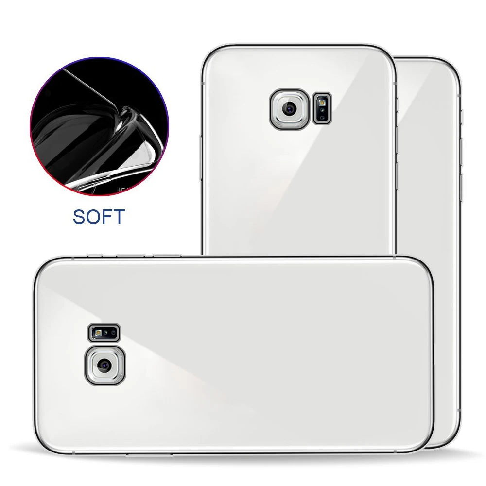 Подходит для Samsung Galaxy S6 чехол мобильного телефона прозрачная задняя крышка анти