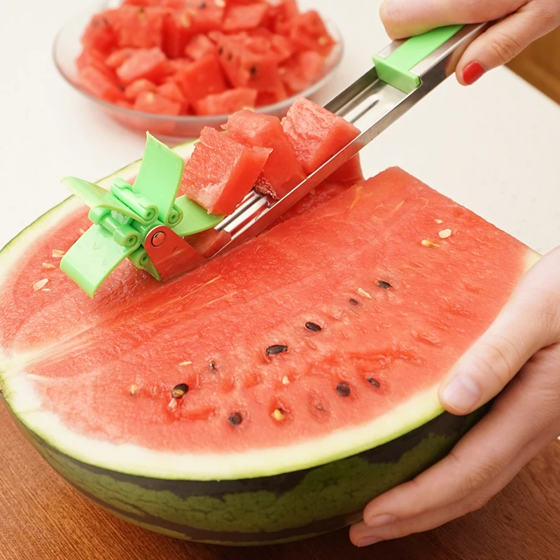 Ломтерезка для арбуза ветряная мельница слайсер резак Высокое качество