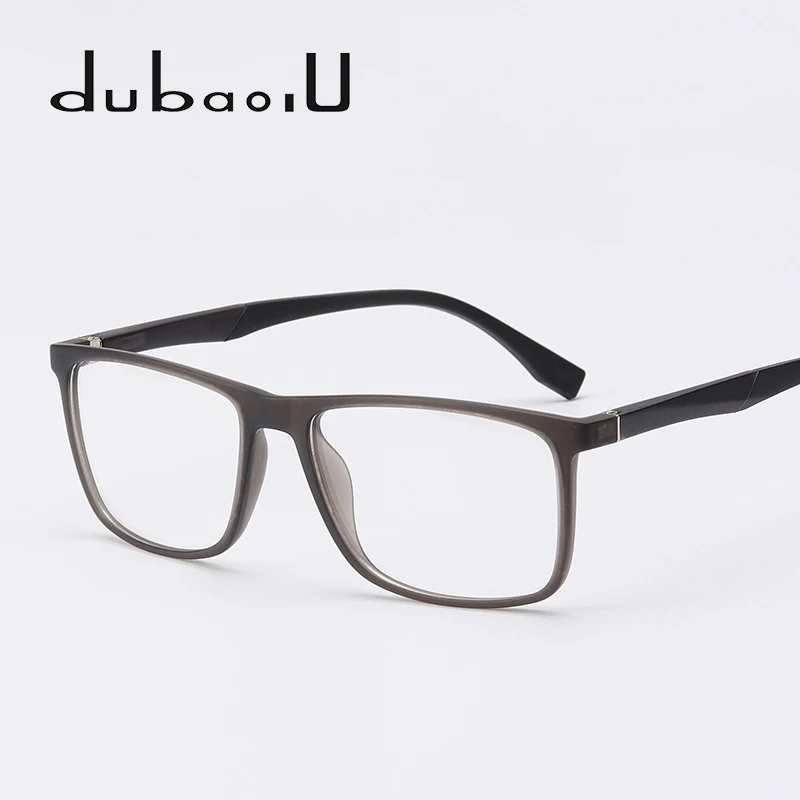 TR90 Eyeglasses Frame Men Rectangle Vintage Retro Optical Myopia Prescription Computer Transparent Eyewear Frames #MZ07-06 | Аксессуары