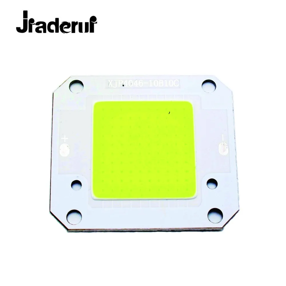 Jiaderui 2 шт. 50 Вт LED COB Chip Beads холодный белый Светодиодный чип SMD для уличного