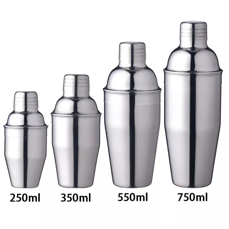 550 ML Нержавеющая сталь шейкер для смешивания коктейля вино, Мартини Бостон-Шейкер для бармен пить вечерние Барные инструменты