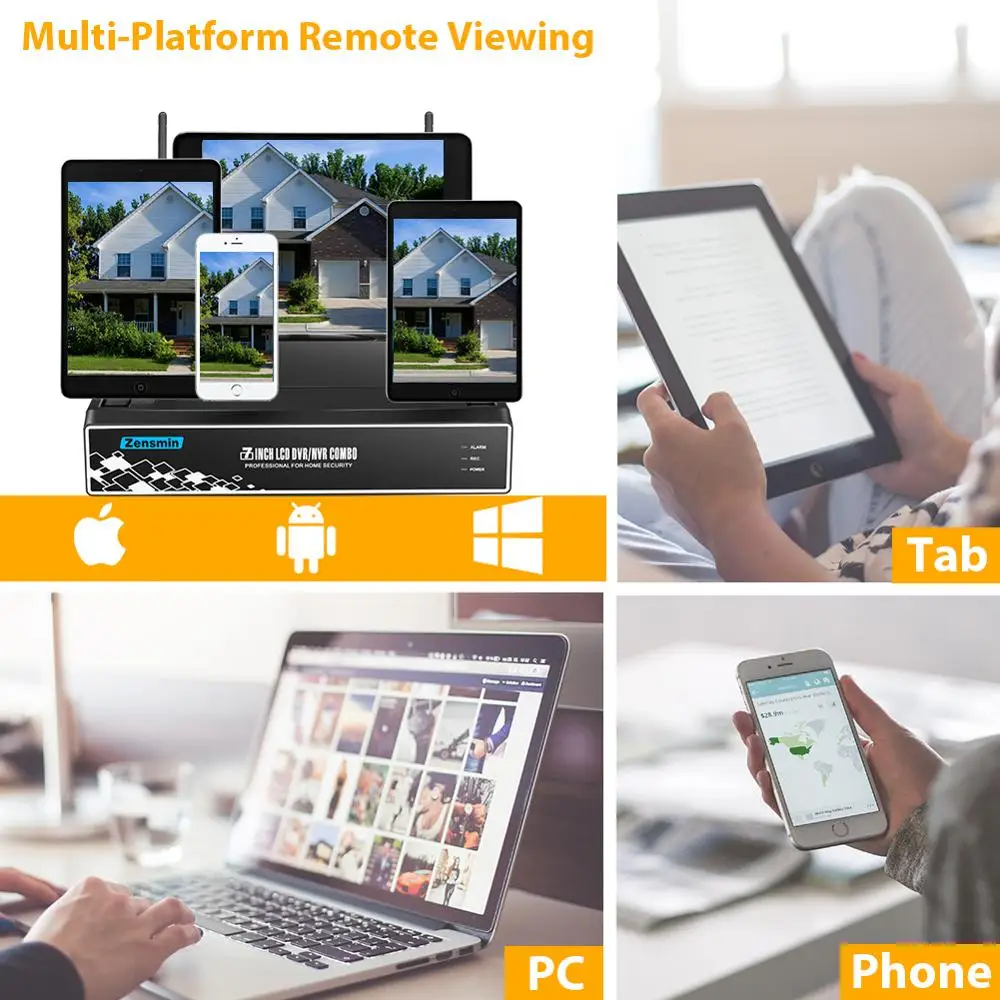 Zensmin wifi камера для домашней безопасности обнаружения движения ipcamera p2p pet