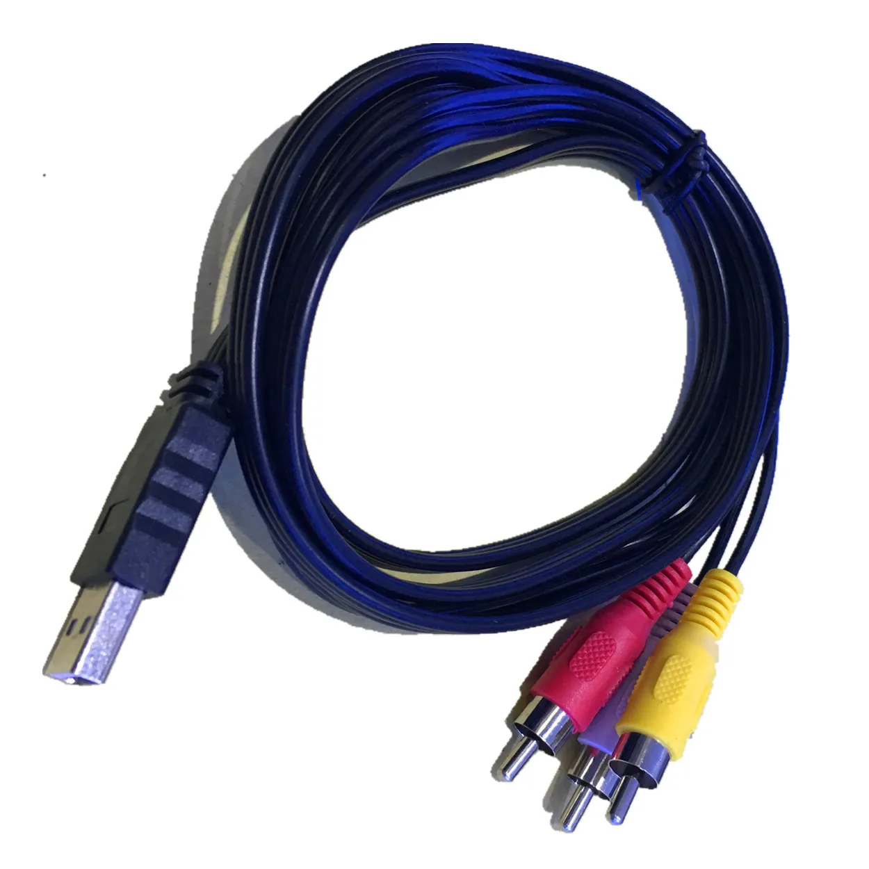 1 5 м длинный USB A штекер к 3 RCA Phono AV кабель свинцовый ПК TV Aux аудио видео адаптер|usb male