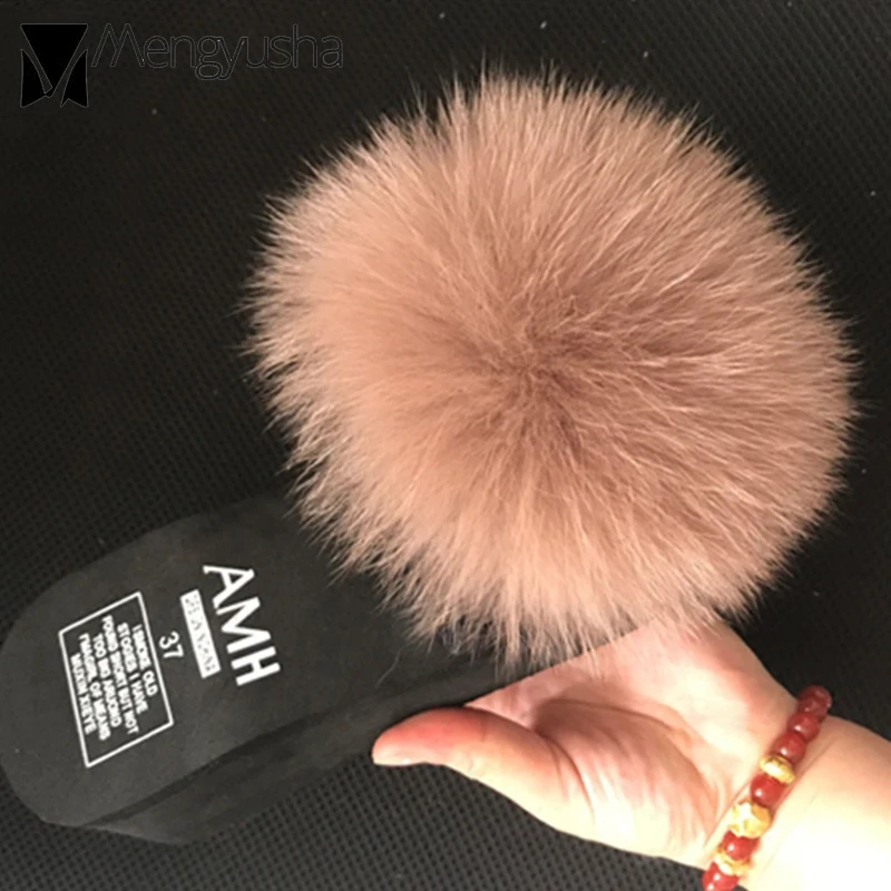 Женские сандалии на танкетке с большим помпоном летние пляжные толстой подошве