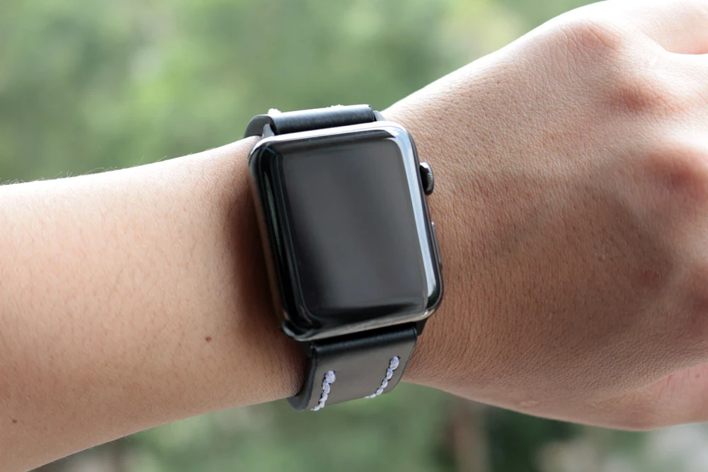 URVOI ремешок для apple watch series 5/4/3/2 мягкой телячьей кожи наручных часов iwatch в котором