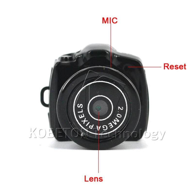 Популярная карманная Цифровая видеокамера Y2000 Pixel Micro Mini HD CMOS2.0 Mega 480P DV DVR камера
