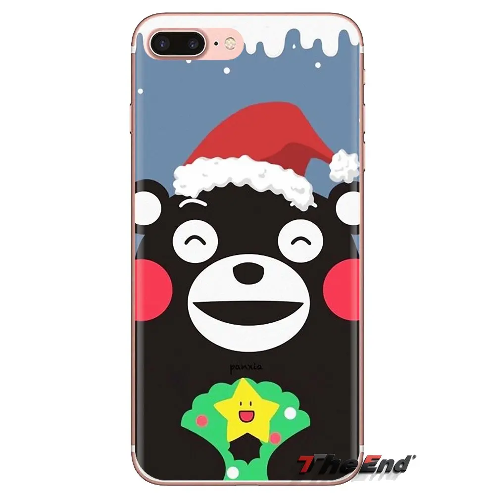 Японский Kawaii Kumamon милый медведь чехол для мобильного телефона Samsung Galaxy J1 J2 J3 J4 J5 J6 J7