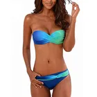 Женский купальник из двух предметов с эффектом пуш-ап, Раздельный купальный костюм в бразильском стиле