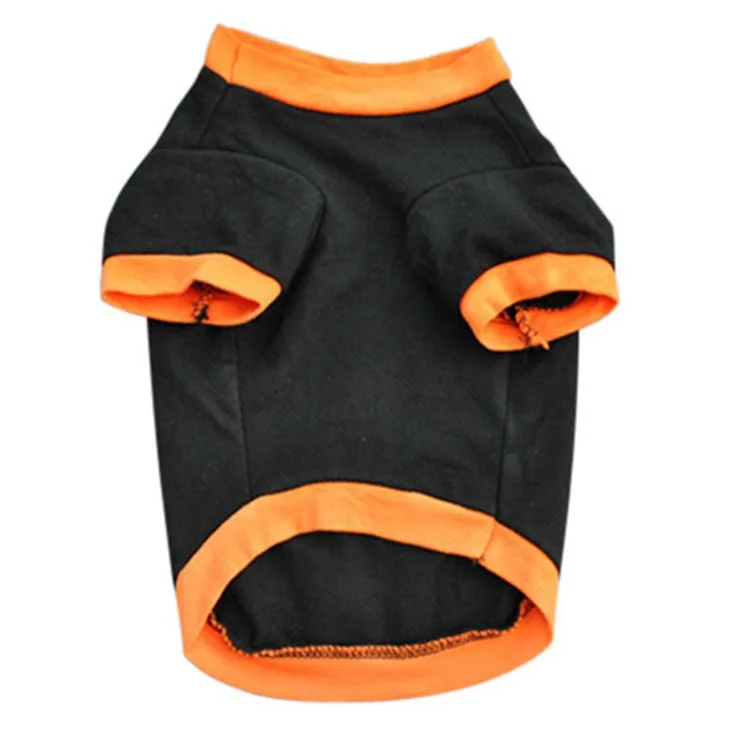 Классная черная хлопковая эластичная футболка для собак одежда с буквами и
