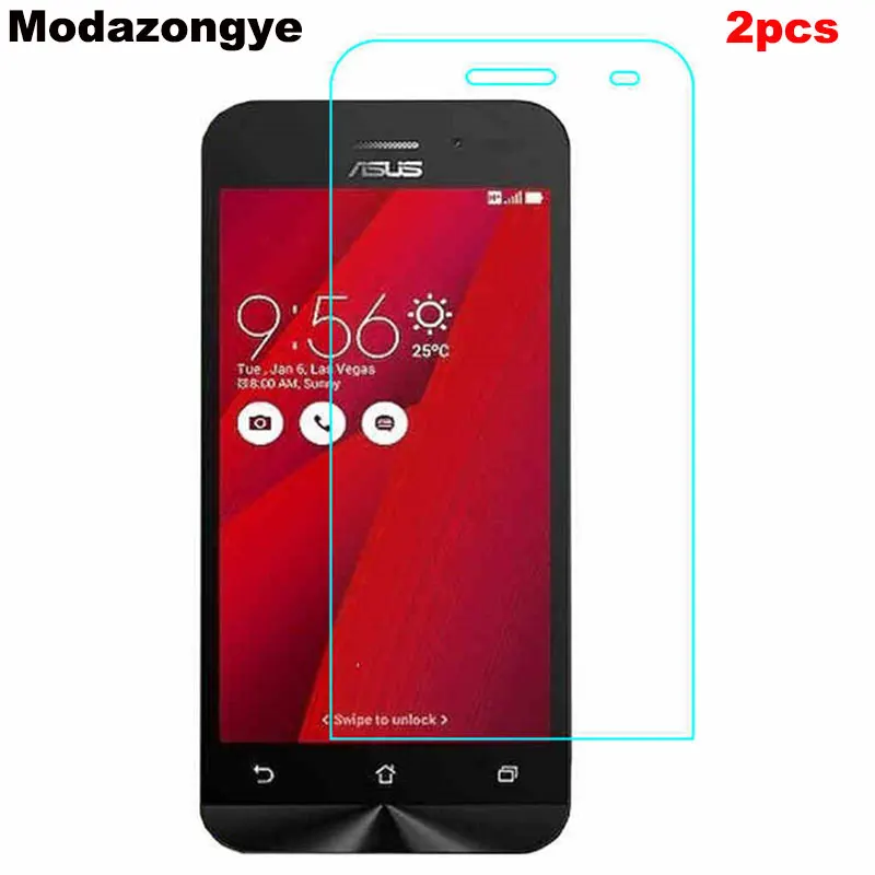 2 шт. закаленное стекло для Asus Zenfone Go zb452кг защита экрана ZB ZB452 452 кг стеклянная
