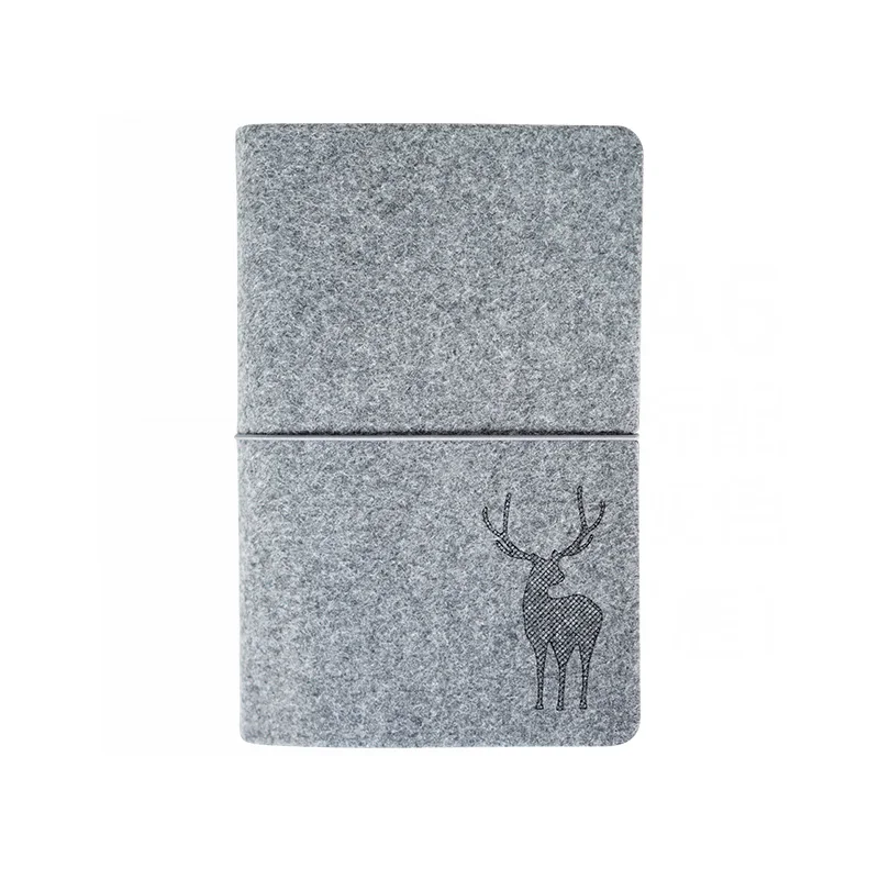 Gray deer A5 A6 Блокнот с отрывными листами дневник план кольцо Биндер спиральный блокнот еженедельник Caderno Agenda школьные офисные принадлежности - Цвет: Gray deer