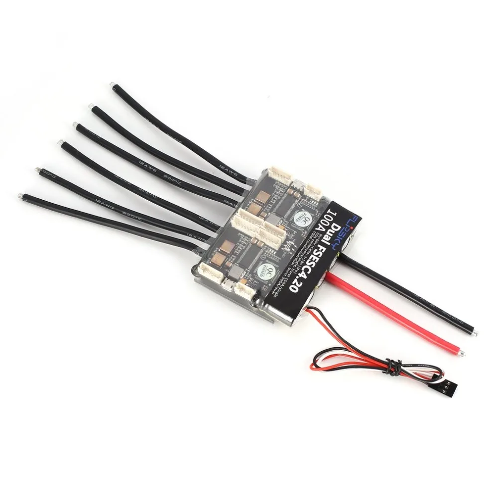 HGLRC FLIPSKY Dual FSESC 4.2 100A ESC Electronic Speed Control for Electric Skateboard RC Car Boat E-bike E-scooter Robot | Игрушки и