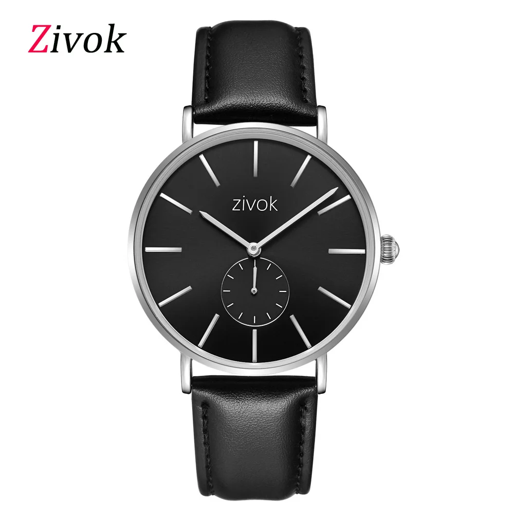 ZIVOK повседневные кварцевые наручные часы для женщин Relogio Feminino кожаные спортивные