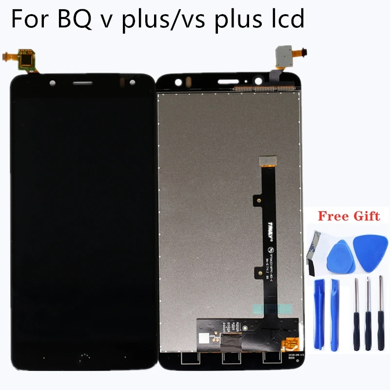ЖК дисплей 5 дюйма для BQ Aquaris V PLUS дигитайзер сенсорного экрана VS набор ремонта