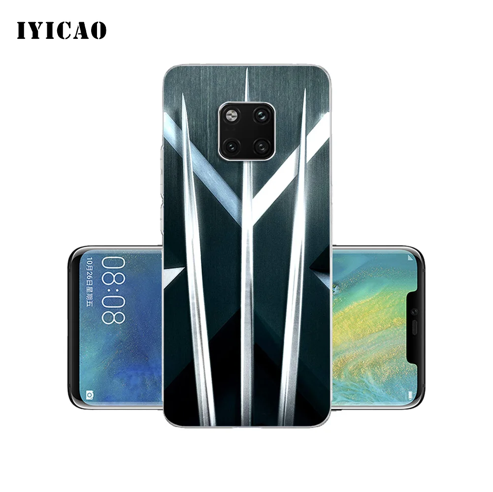 IYICAO X Мужской мягкий силиконовый чехол для телефона Huawei Mate 10 20 Lite Pro Nova 2 2i 3 3i 4 TPU
