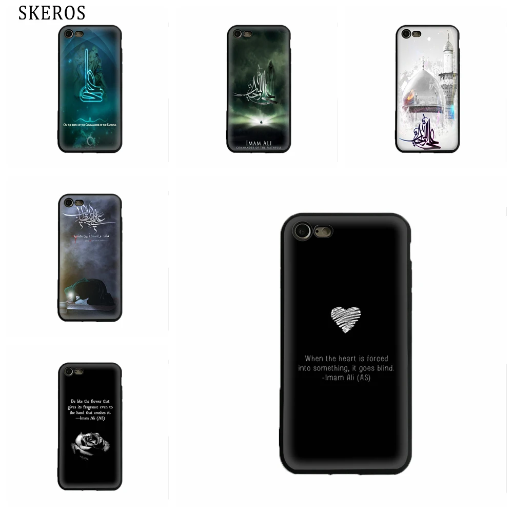 SKEROS Имам Али Силиконовый ТПУ мягкий чехол для телефона Iphone X 5 5S Se 6 S 7 8 Plus # oa305 |