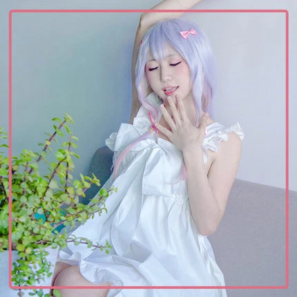 Новинка японского аниме eromanga Sensei костюм для косплея ночная рубашка пижама белое
