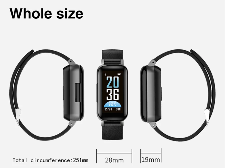 Фитнес-браслет с Bluetooth 5,0 беспроводная гарнитура talk band для huawei samsung xiaomi Phone для мужчин и женщин смарт-браслет PK B5