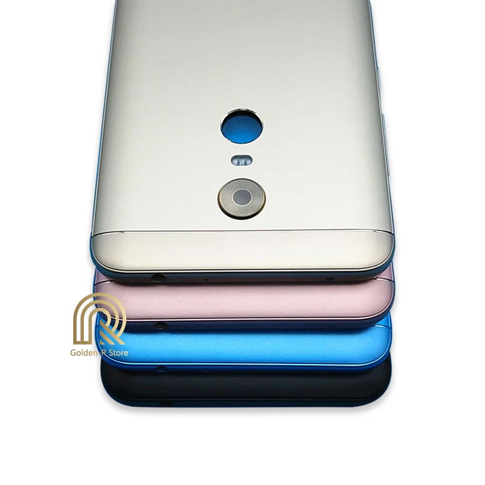 Для Xiaomi Redmi 5 Plus задняя крышка корпус металлическая задняя крышка аккумулятора+ ключ для боковой кнопки с Замена объективов камеры запасные части