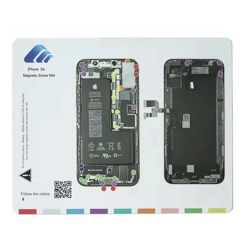 Профессиональный Магнитный винт рабочий коврик для iphone 8 Plus X XS MAX XR Магнитный винт коврик ремонт техник разборная колодка