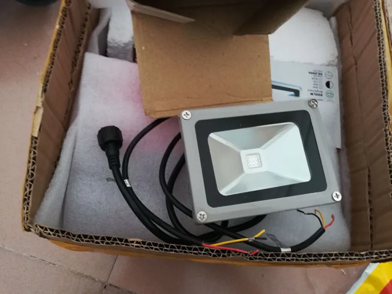 Уличный светодиодный прожектор DMX512 (10 шт./лот) 24 В переменного тока 10 Вт RGB DMX