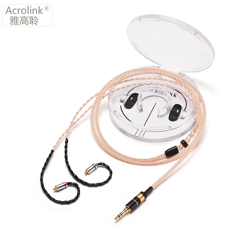 Acrolink MMCX 3 5 штекер DIY Pcocc аудио кабель для наушников ремонт сменные наушники с 16