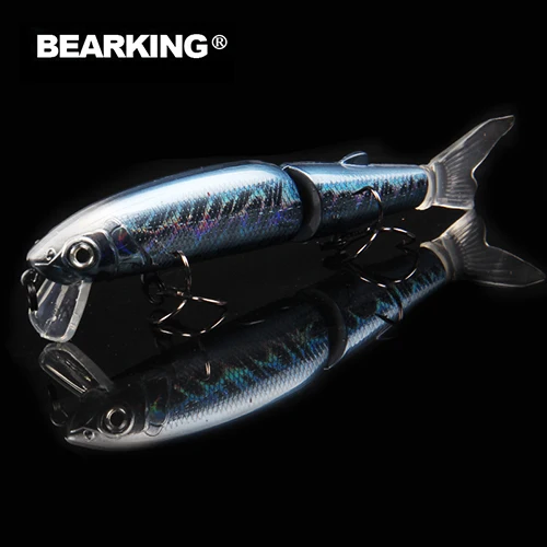 Bearking хорошая приманка для рыбалки качественная профессиональная блесна приманка 11,3 см 13,7 г плавающая приманка соединенная приманка оборудованный черный или белый крючок - Цвет: C