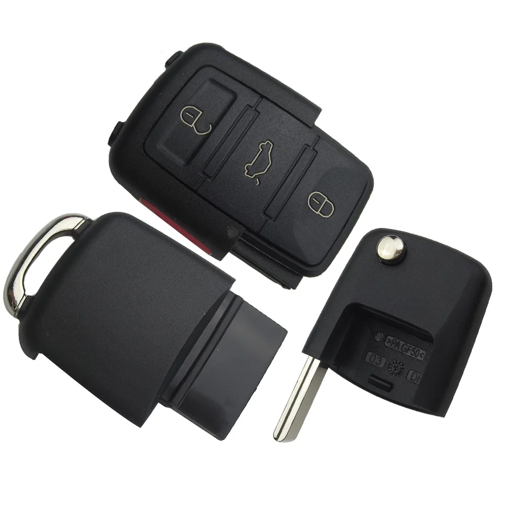 OkeyTech 4 3 + 1 Автомобильный ключ с пультом дистанционного управления откидной чехол