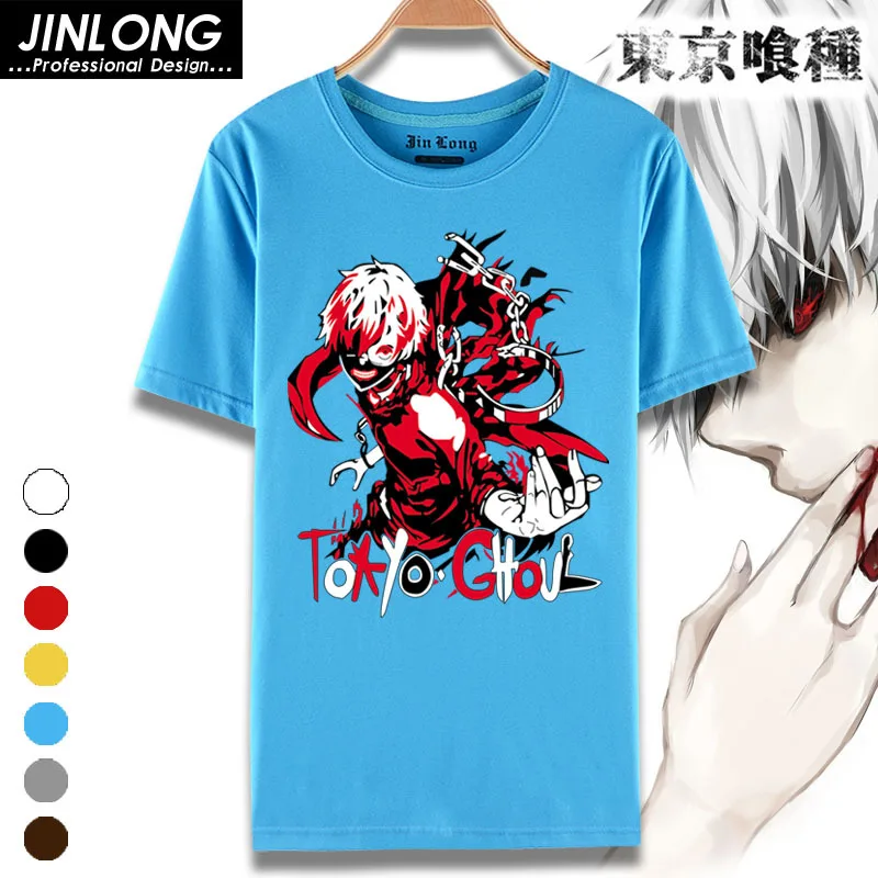 Горячие Новый костюм Токио вурдалак футболки Японии аниме печатных Футболки