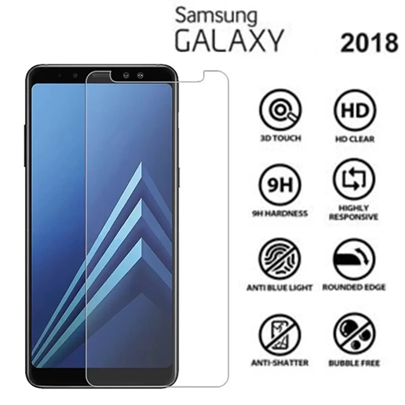 Защита экрана для Samsung Galaxy A7 A3 A6 A8 J3 J5 J7 S6 2016 2017 2018 закаленное стекло 0 28 мм 9H
