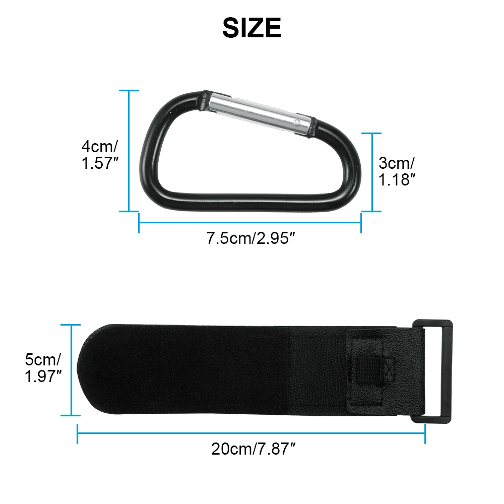 2/4 шт. крючки для прогулочных колясок прогулочная коляска сумка вешалка крючок