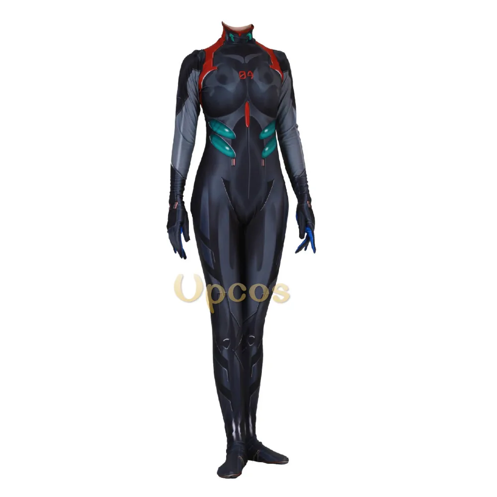 Rei Ayanami Neon Genesis Evangelion Lycra Zentai 3.0 Bodysuit plugsuit Halloween Cosplay costume Party suit |