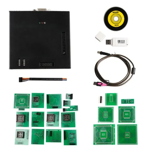 Последняя версия X PROG коробка ECU программист XPROG M V5.84 с USB Dongle|Кабели и коннекторы