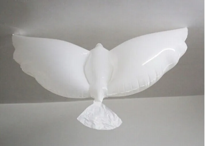 100 шт Свадебные гелиевые надувные биоразлагаемые воздушные шары белого голубя