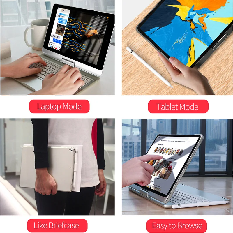 Беспроводной чехол с клавиатурой Bluetooth для iPad Air 3 2019 умный планшета 10 5