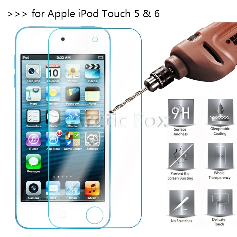 Закаленное стекло премиум класса 2.5D 0 26 мм 9H для Apple iPod Touch 5 6 защитная пленка *|tempered