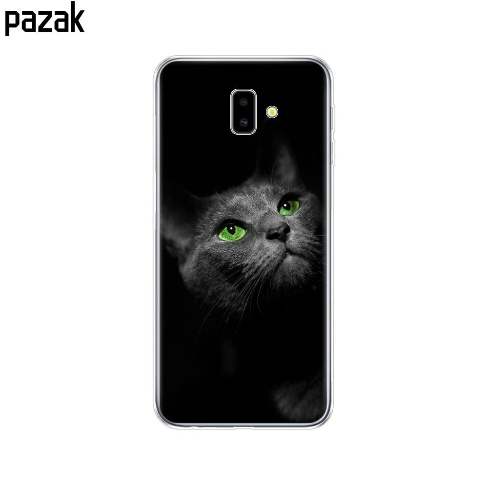 52420 Для samsung J6 J6+ чехол coque мягкий чехол из термополиуретана и силикона для samsung Galaxy J6Plus J 6 Plus J610 J610F Capas противоударный - Цвет: 52420