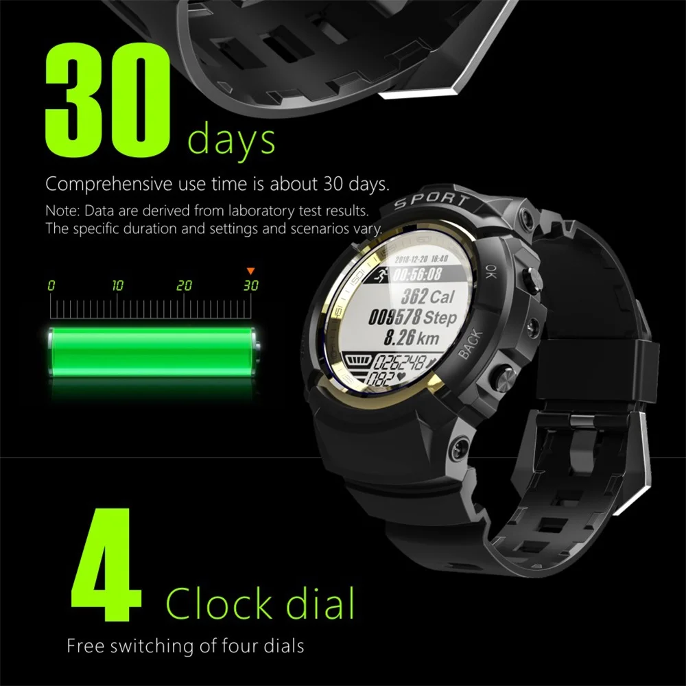 696 S816 Для мужчин Смарт часы Фитнес отслеживание сердечного ритма компас