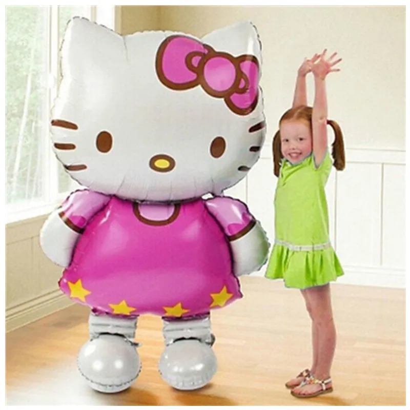 114*70 см Большой размер hello kitty кошка фольгированный шар/85*50 Средний Мультфильм