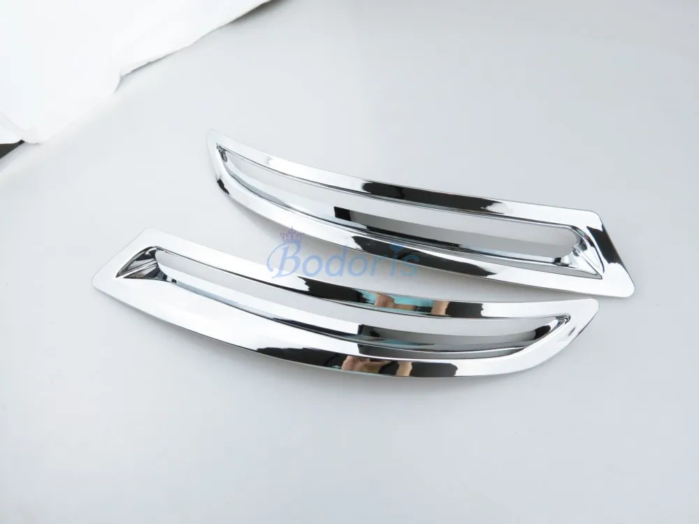 Для Volkswagen VW Tiguan 2009 2010 2011 2012 2013 хром стайлинга автомобилей задние противотуманные фары Крышка лампы Накладка аксессуары