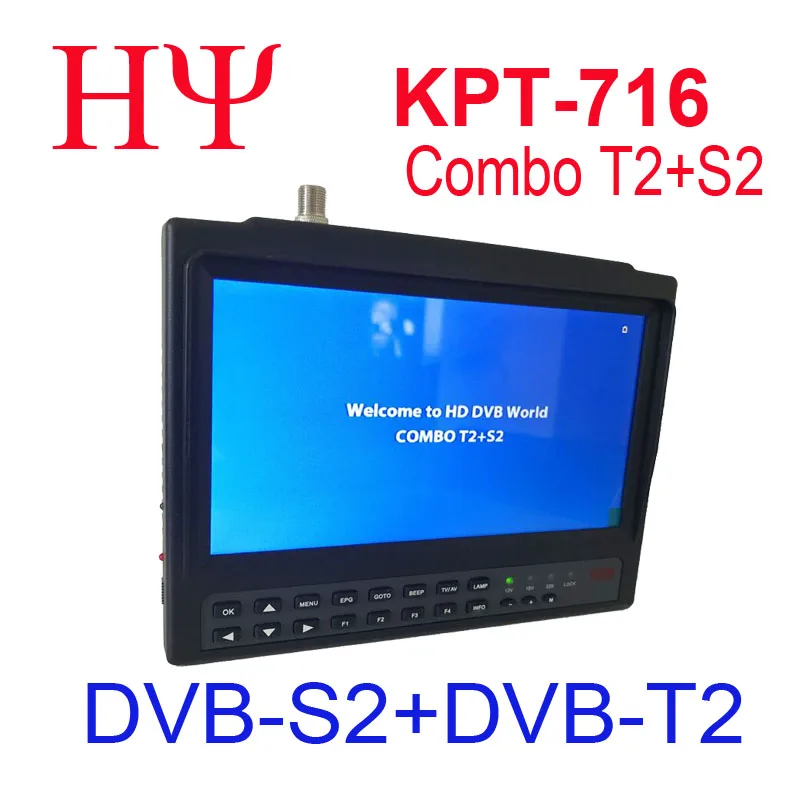 [Подлинный] KPT 716TS DVB S2 satllite Finder meter HD спутниковый ТВ приемник T2 модулятор лучше satlink