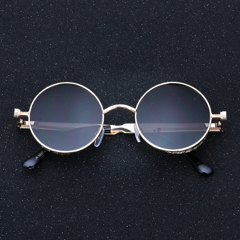 Солнцезащитные очки с зеркальным покрытием в стиле ретро|mens round sunglasses|round sunglassesf