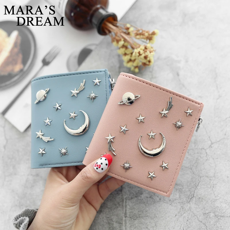 Кошелек Mara's Dream Женский на молнии из искусственной кожи с заклепками|Женские