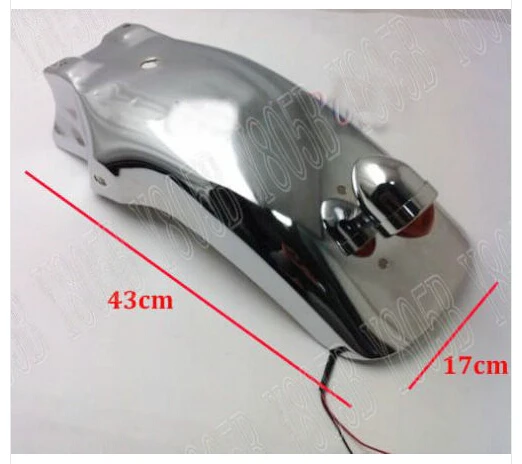 Универсальное черное металлическое заднее крыло брызговик для спорта Yamaha Honda