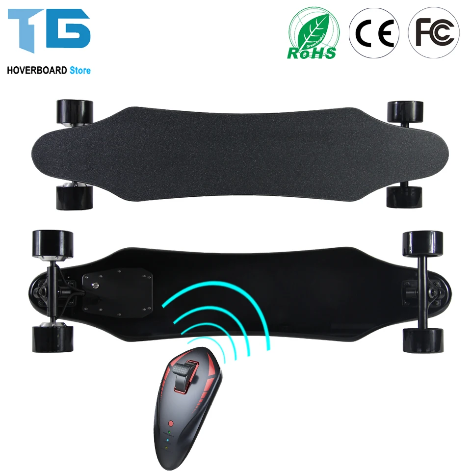 Электрический скейтборд с двойным приводом 4 колеса моторизованный длинная