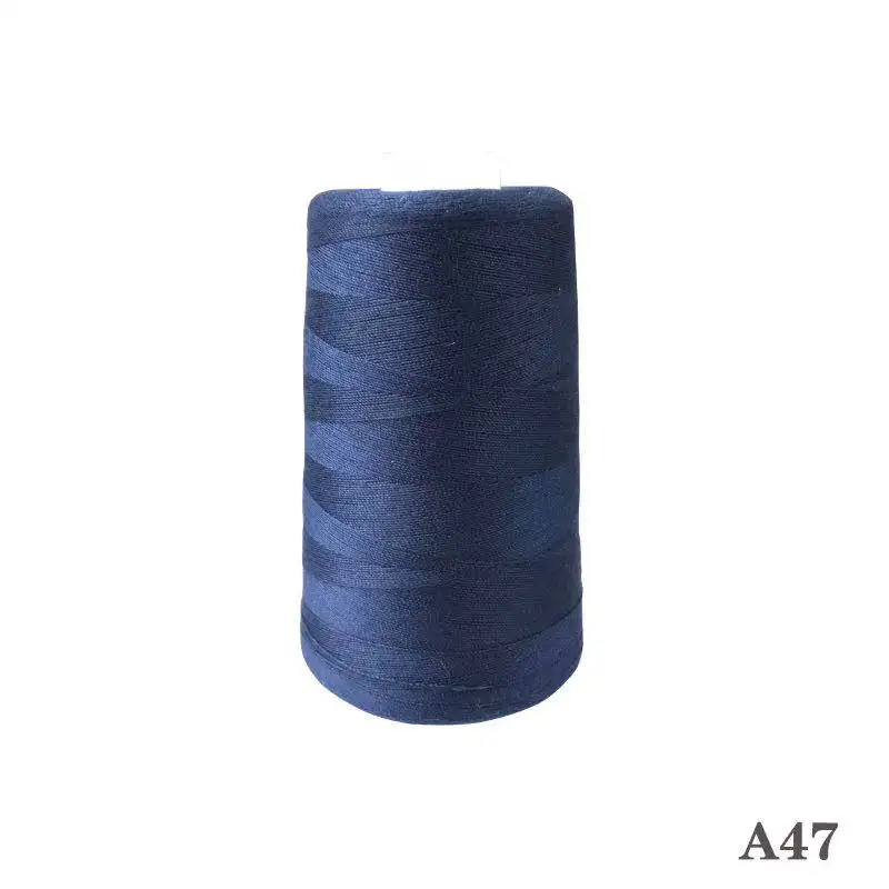 Dark blue 202 швейная нить 4500 ярдов хлопчатобумажная пряжа Защита окружающей среды полиэфирная линия Нижняя линия одежды, багажа и обуви - Цвет: Dark blue