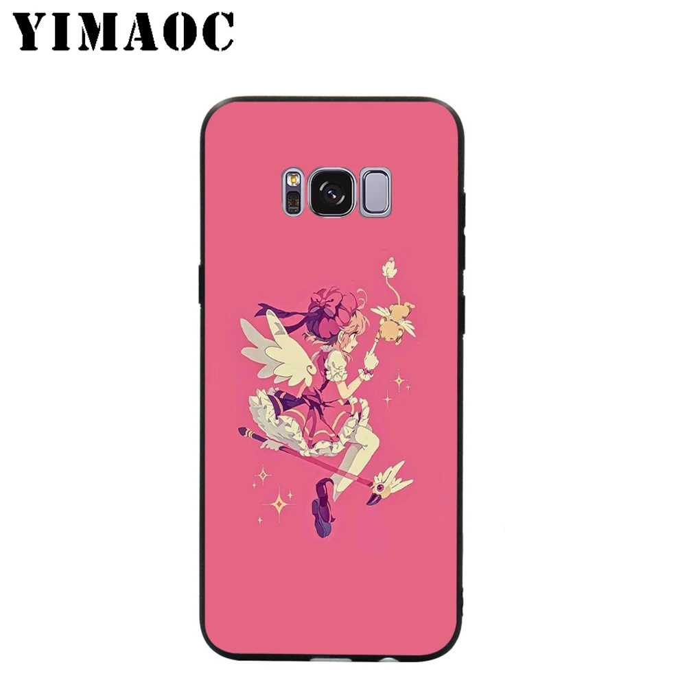 YIMAOC Cardcaptor Sakura Soft Case for Samsung Galaxy S10 S10e S9 S8 A6 Plus S7 S6 Edge A7 A5 A3 J6 Note 9 8 |
